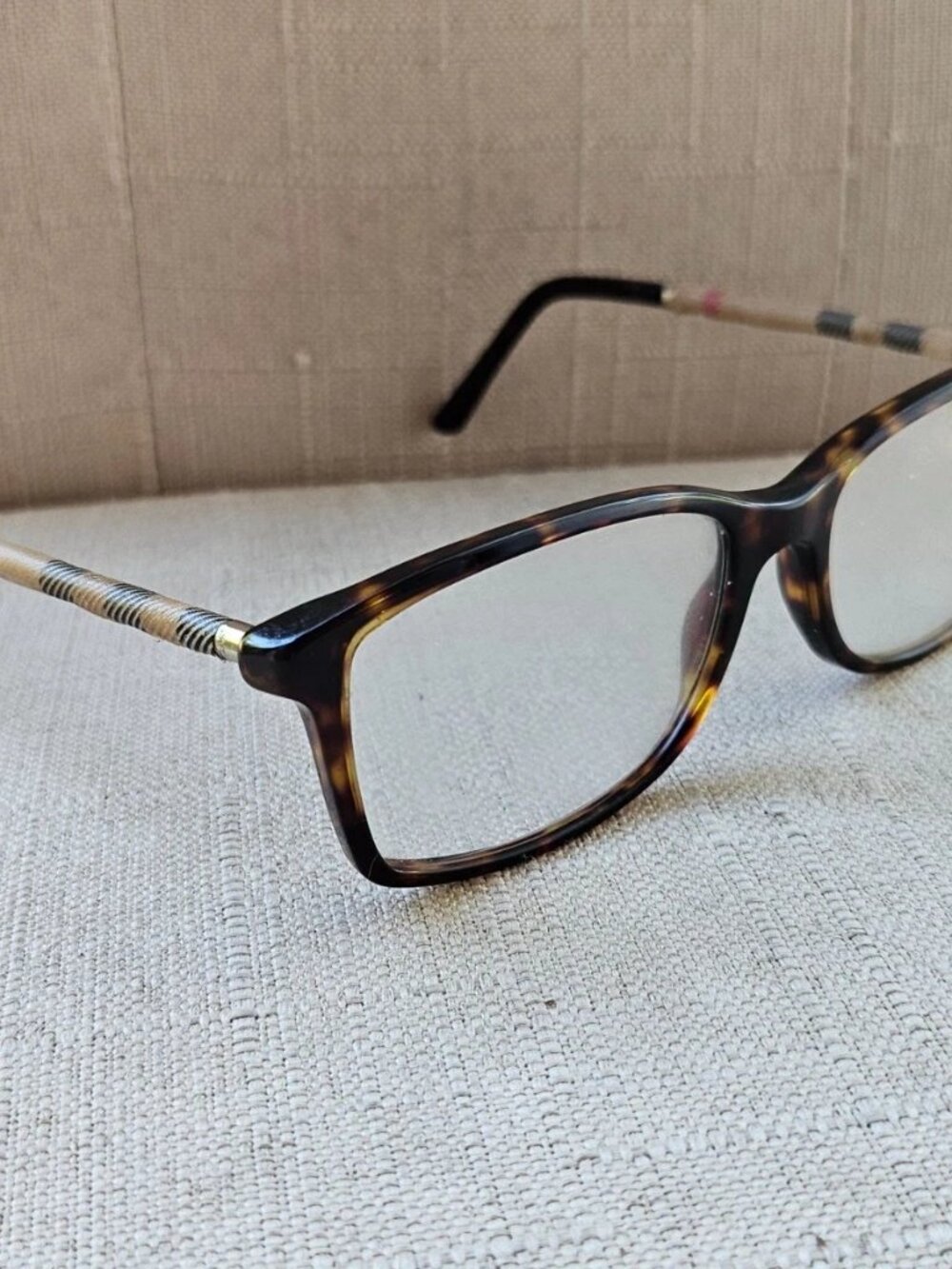 Burberry London Eyeglasses/Glasses Frame Brown Tortoise 53[]16 Made in Italy - Picture 3 of 13